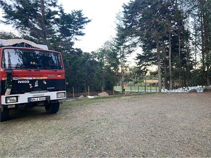 Estacionamiento junto al teleférico