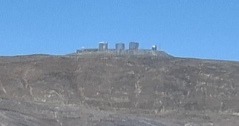 Estrada de acesso ao Observatório Parnal