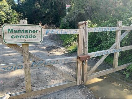 Fechamento de estrada