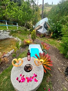 Glamping luxury bunker