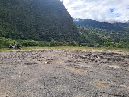 Grande lote de cascalho