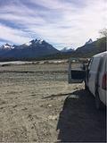 Gravel area near the river