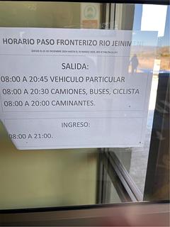 Imigração e Alfândega do Chile – Passo Río Jeinemeni