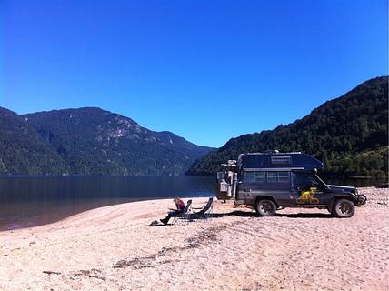 Lago Portales wild Camp