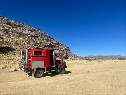Lake Titicaca dry part