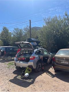 Las Chilcas estacionamento / camping (portão de madeira na rodovia)