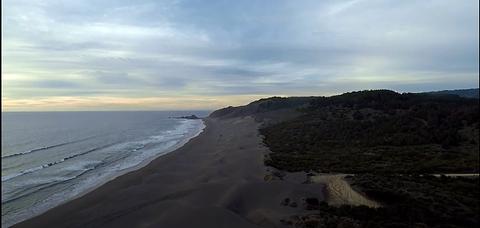 Lugar de camping isolado