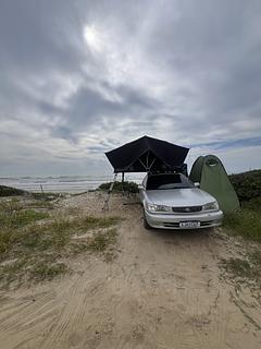 Melhor ponto na praia de Ervino