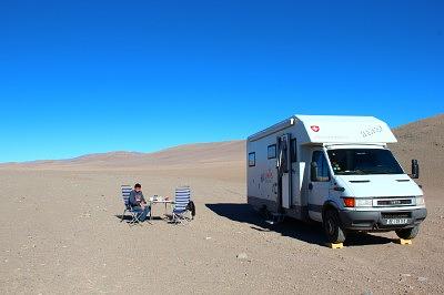 No deserto, na B710