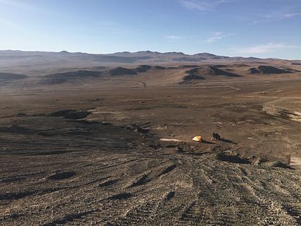 Norte do Observatório de Paranal