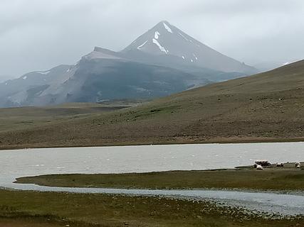 O lago flamingo