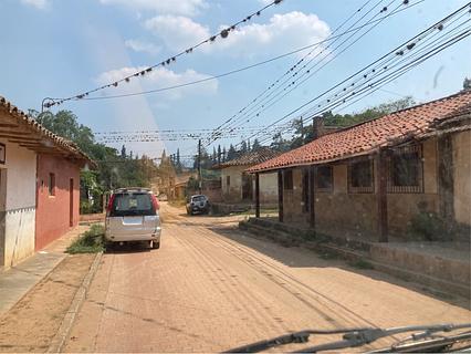 Outside Casa Sayana