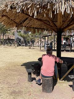 parque ao lado do lago