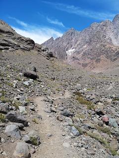 parque a dos Juncal. el glacier