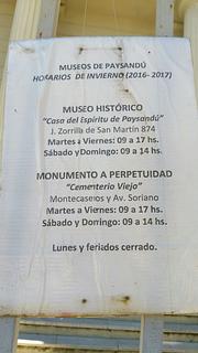 Paysandu, Monumento a la Perpetuidad, Montecaseros