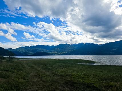 Pequena praia no lago!