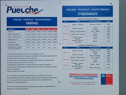 Pichicolo - Ferry para Ayacara/Caleta Gonzalo