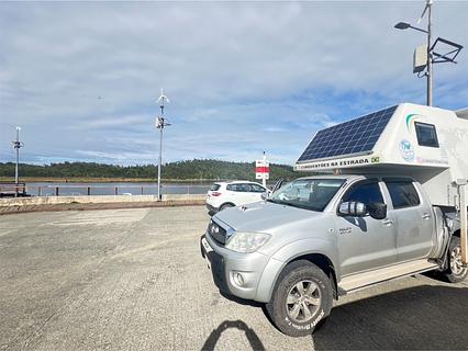pier em direção ao El muelle de la luz
