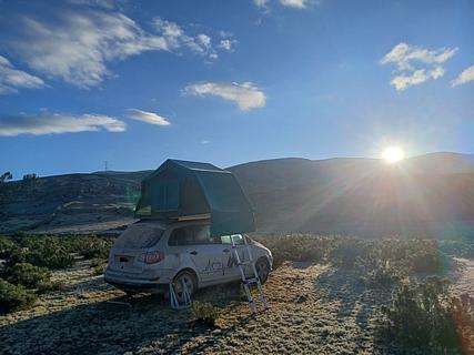 Plano al costado de la ruta
