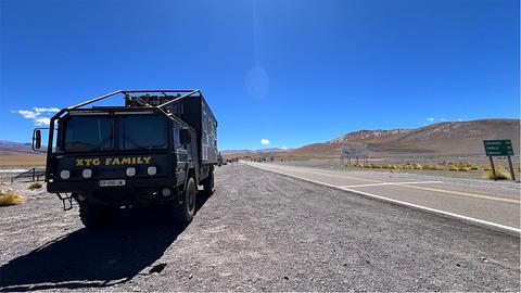 Posto de fronteira Argentina passo San Francisco