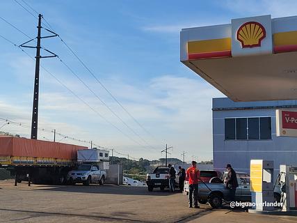 Posto Shell Pinhão (Bom lugar para não pegar Pr170 à noite rumo Santa Cararina)