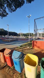 Praça arborizada