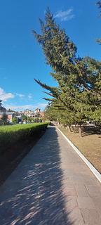 Praça central.