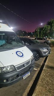Praça em frente ao parque municipal