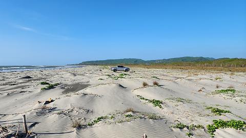 praia ao norte de Punta de Canoa