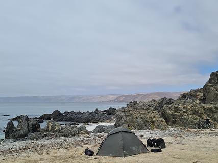 Praia isolada e bonita