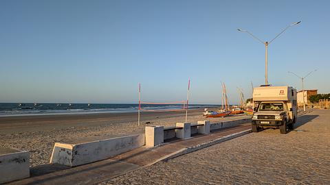 Praia em Ponta do Mel