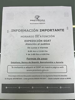 Previsora - SOAT