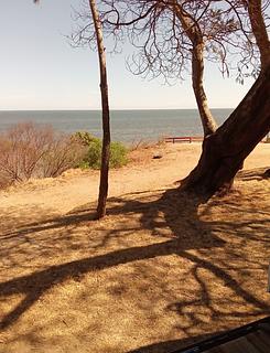 próximo à praia