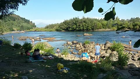 Río Biobío em Santa Bárbara