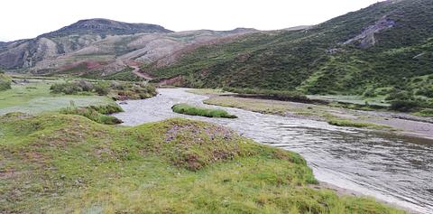 Riverside, close to rock forest