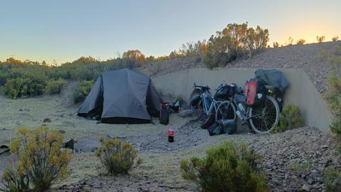 Roadside camp