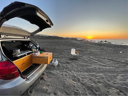 rocky beach camp