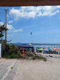 Rua sem saída na praia