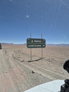 Saída para Laguna Colorado