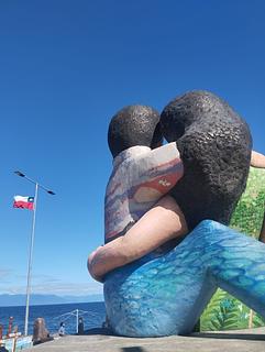 Sentados frente al Mar