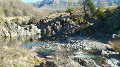 Small wild campsite next to Rio Claro