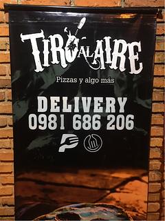 Tiro al Aire pizzaria ao ar livre jardim restaurante