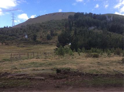 Trilha para o Cerro Cubilche