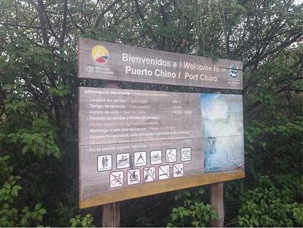 Trilha para Puerto Chino