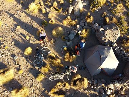Uturunku cyclist Camp