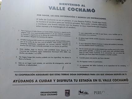 Vale de Cochamó / Estacionamento na Casa de Claudio