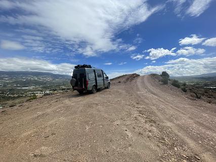 Vista incrível na montanha