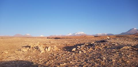Vista do Vulcão e Salar