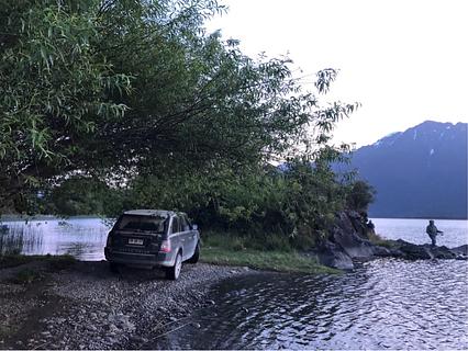 Você não consegue ficar mais perto do lago!