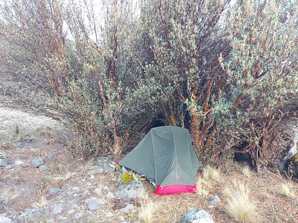 Wild camping